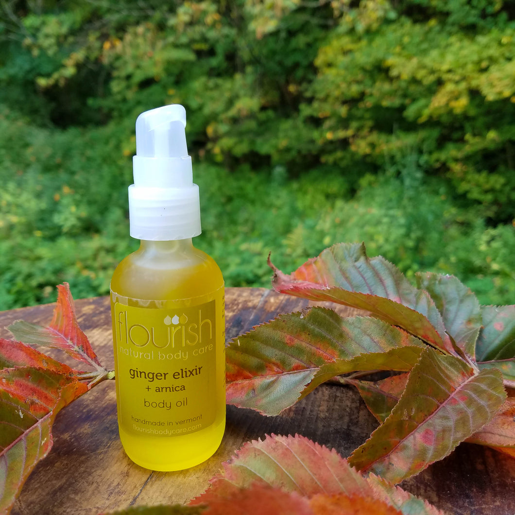 Ginger Elixir + Arnica Body Oil