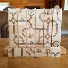 Wood Train Track Toy + Game