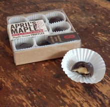 Dark Chocolate Maple Cream truffles